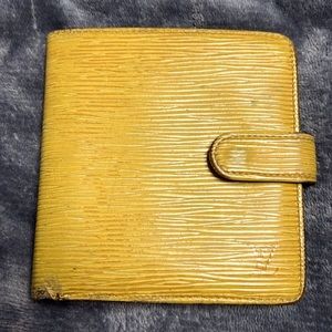 Authentic Yellow, Louis Vuitton Epi wallet